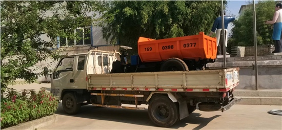 朱陽(yáng)2噸電動(dòng)三輪車發(fā)貨
